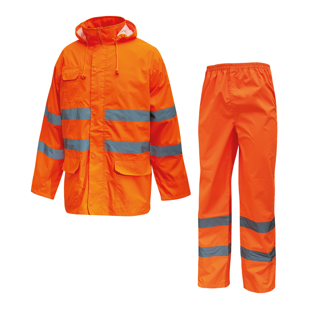 Completo Alta Visibilità Hi-Light Cover Orange Fluo U-POWER - Taglia M