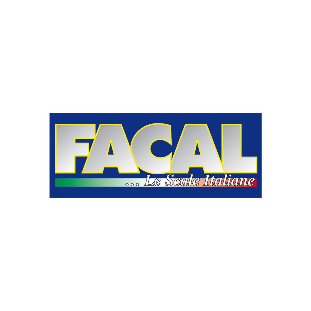 Scala in Alluminio Multiuso 8 Gradini da 110 mm FACAL - Fino a 3.72 mt