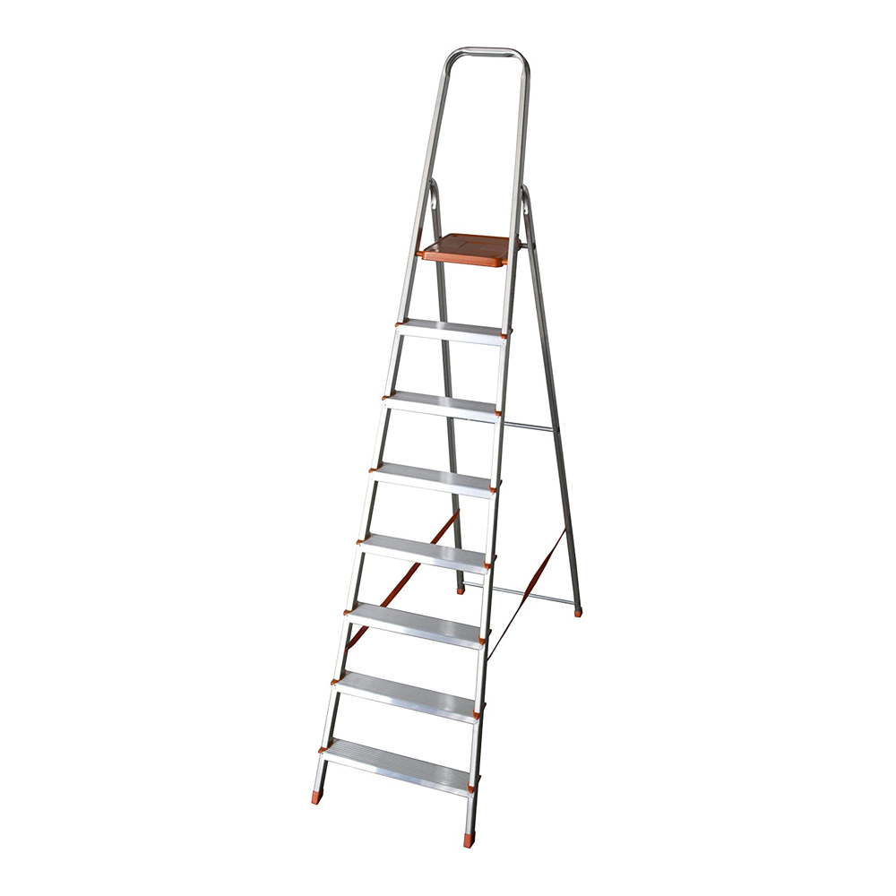 Scaletto in Alluminio Eurodomus Normal 8 Gradini FACAL - Fino a 2,53 mt