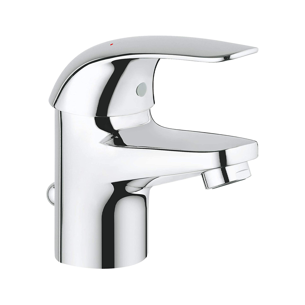 Miscelatore monocomando per lavabo euroeco grohe - finitura cromata.