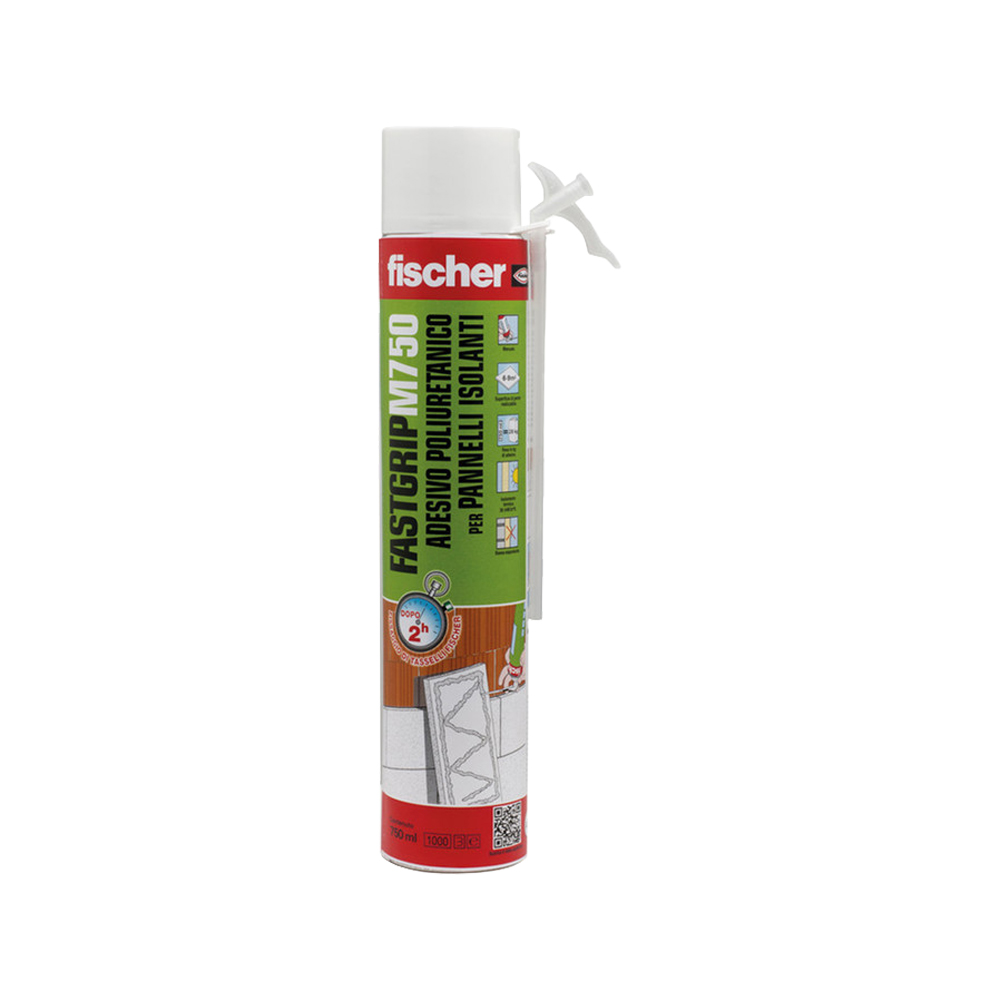 Schiuma Poliuretanica Fastgrip M750 FISCHER 750 ml - per Pannelli Isolanti