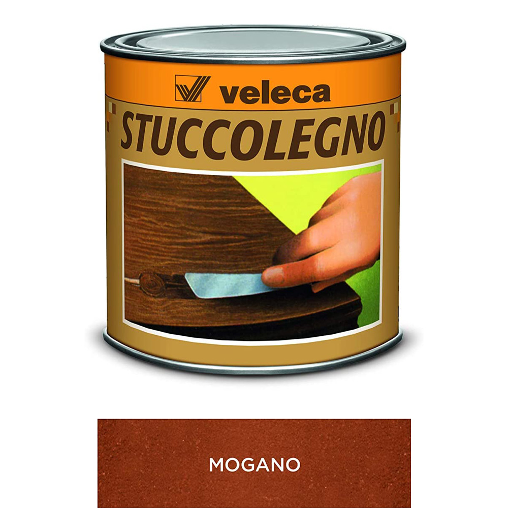 Pasta stuccolegno 250 gr veleca - mogano.