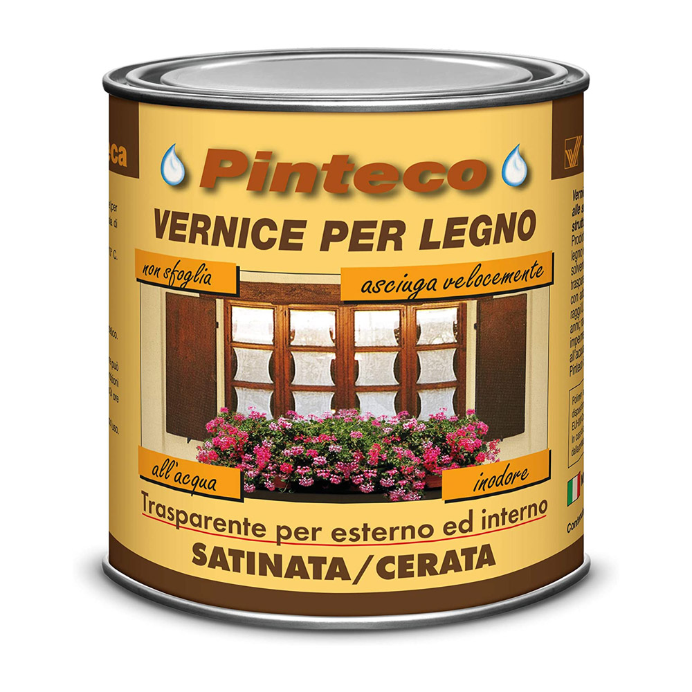 Vernice All'Acqua Pinteco Satinata VELECA 2,5 Lt