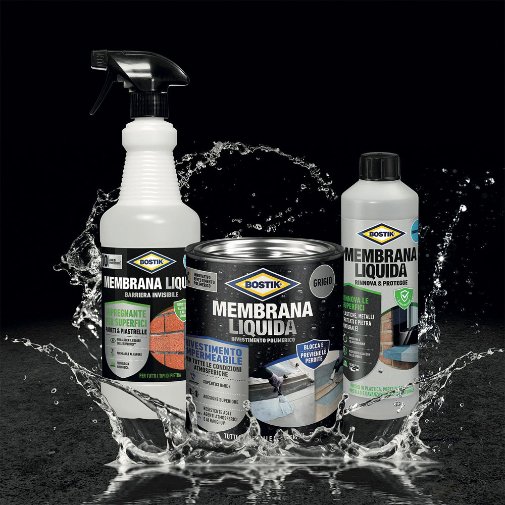 Membrana Liquida Rivestimento Polimerico 1 Kg BOSTIK - Terracotta