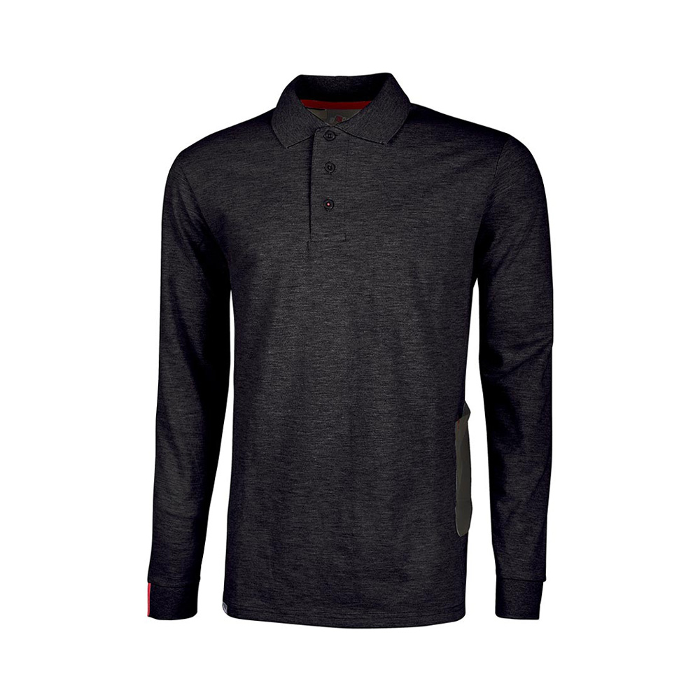 Polo Maniche Lunghe Enjoy Live Black Carbon U-POWER - Taglia XL