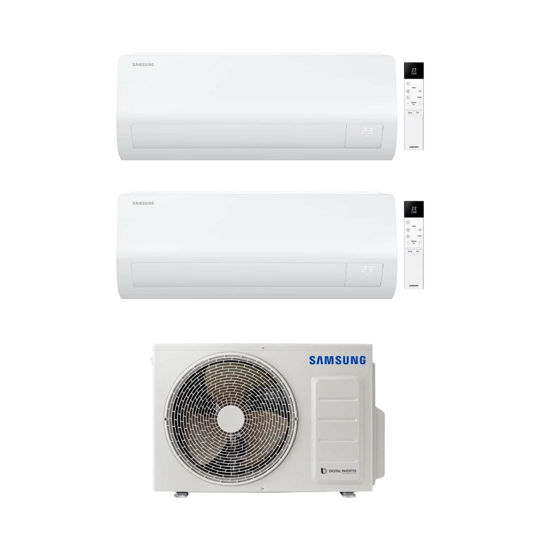 Climatizzatore samsung cebu s2 novita' 2025 wifi dual split 12000+12000 btu.
