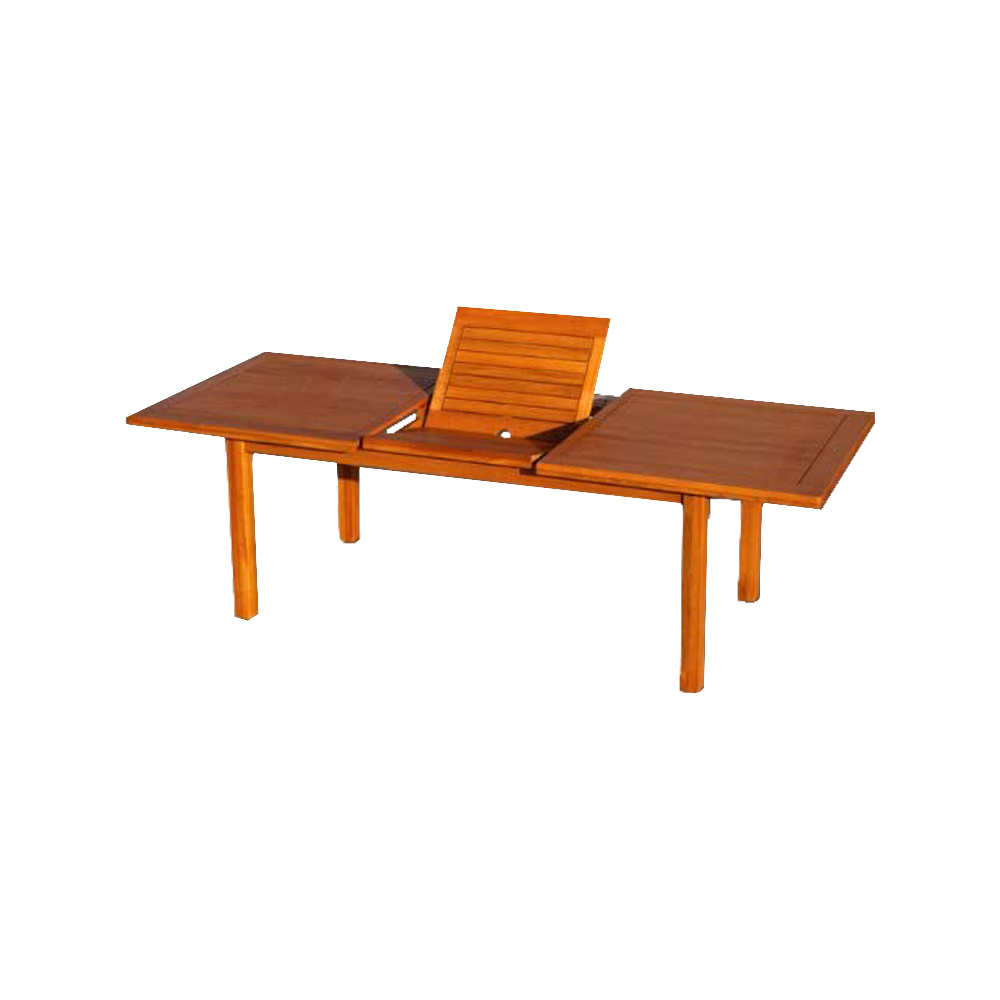 Tavolo Estensibile Riviera in Legno Balau FERLIVING 180-240x100x75h cm