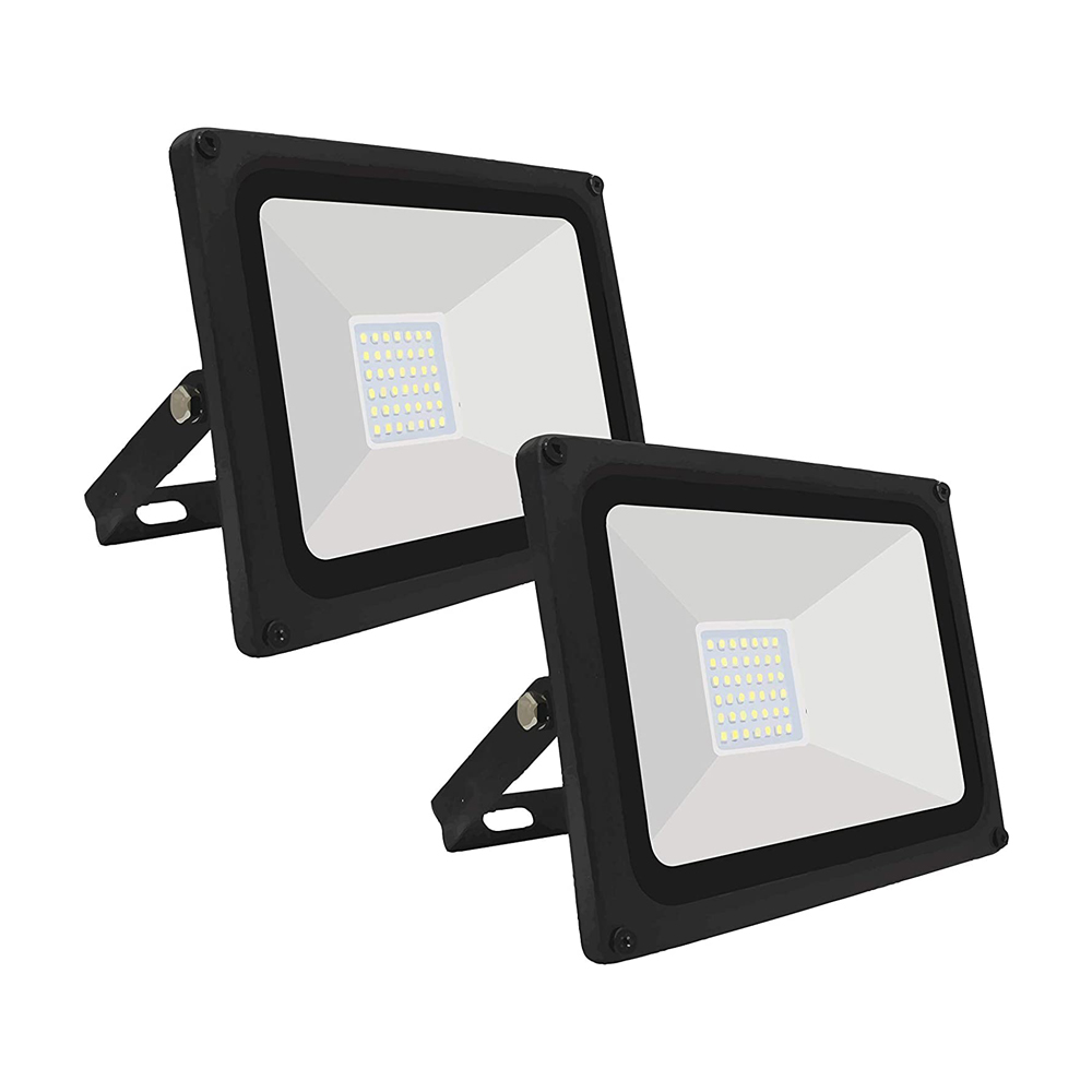 Faretto LED 30W PEGASO 2 pz - Luce Naturale 4000K - 20.000 Ore di Lavoro - IP65
