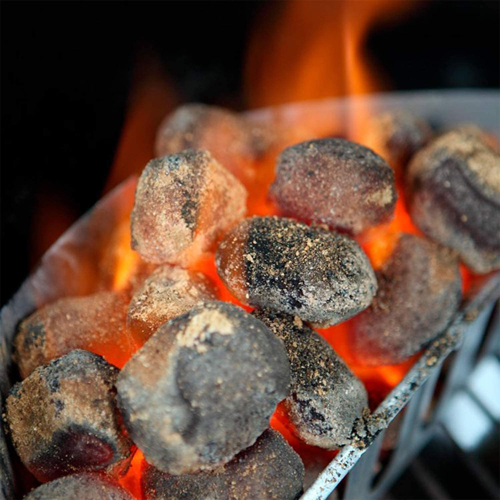 x4 Carboni Minerali in Bricchetti WEBER - 4 Sacchette da 8 kg