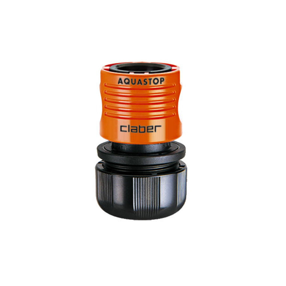 Raccordo automatico quick-click per tubi di � 3/4 19-25 mm - sistema acquastop.