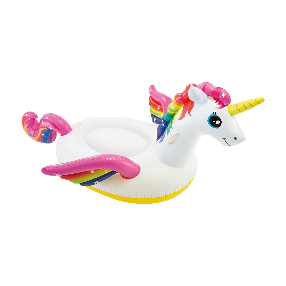 Unicorno canotto gonfiabile cavalcabile intex - 201x140x97 cm.