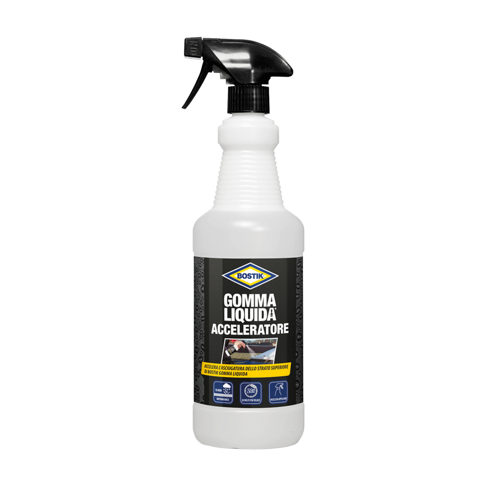 Acceleratore Spray Gomma Liquida 1 Lt BOSTIK - Impermeabile in 10 Minuti