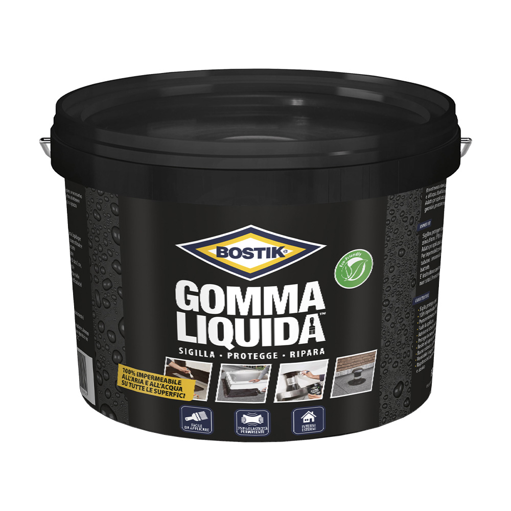 Impermeabilizzante Gomma Liquida 5 Lt BOSTIK - Sigilla, Protegge, Ripara