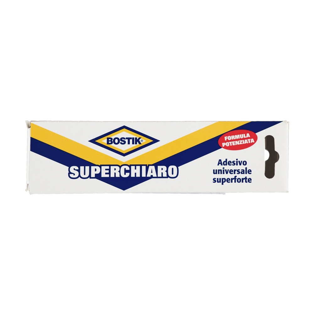 Colla a contatto superchiaro 125 gr bostik - per plastica, pelle, legno e cuoio.