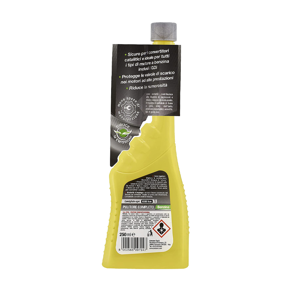 Additivo Pulitore Completo per Motori a Benzina AREXONS 250 ml