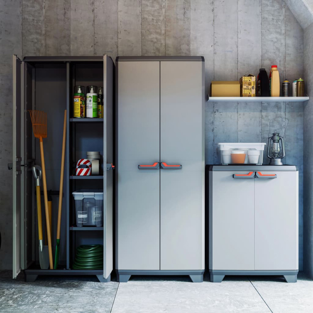 Armadio a 2 Ante con 3 Ripiani Regolabili Stilo KETER - 68x39x173h cm