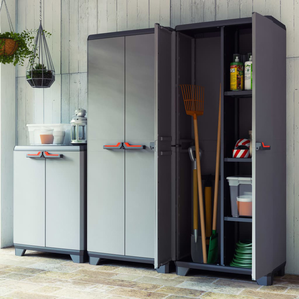 Armadio a 2 Ante con 3 Ripiani Regolabili Stilo KETER - 68x39x173h cm