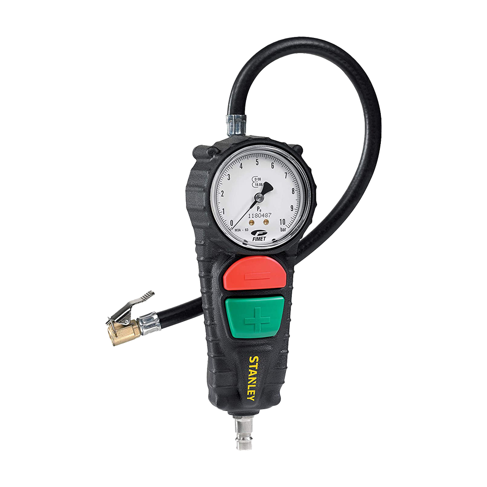 Pistola di Gonfiaggio Omologata STANLEY - Misura fino a 10 Bar