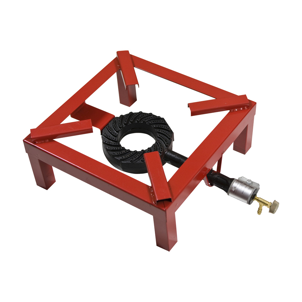 Fornellone a Gas in Acciaio e Ghisa Omologato PALUMBO - 45x45x16,5 cm