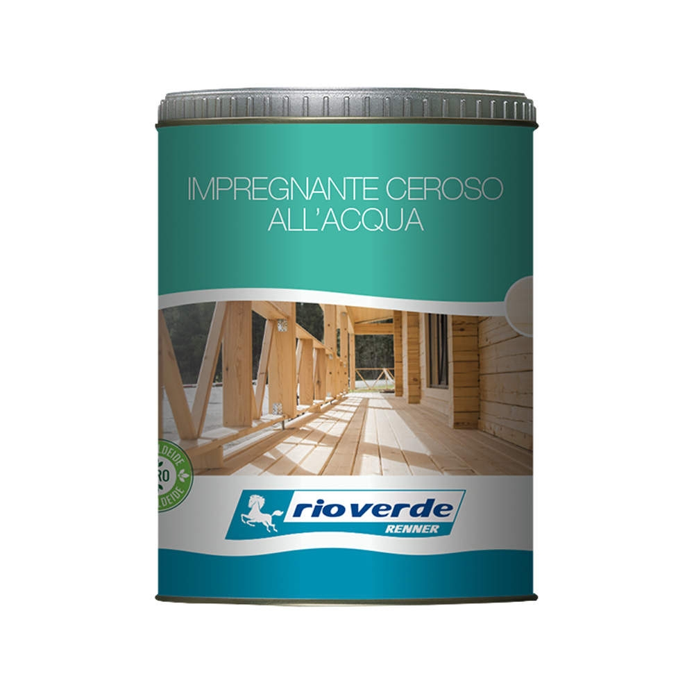 Impregnante Ceroso ad Acqua RC 1330 750 ml RIOVERDE - Noce