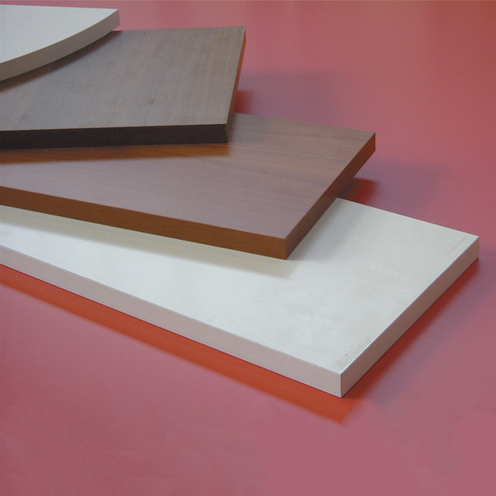 Mensola Squadrata in Legno FERLIVING - Bianco 100x40x1,8 cm