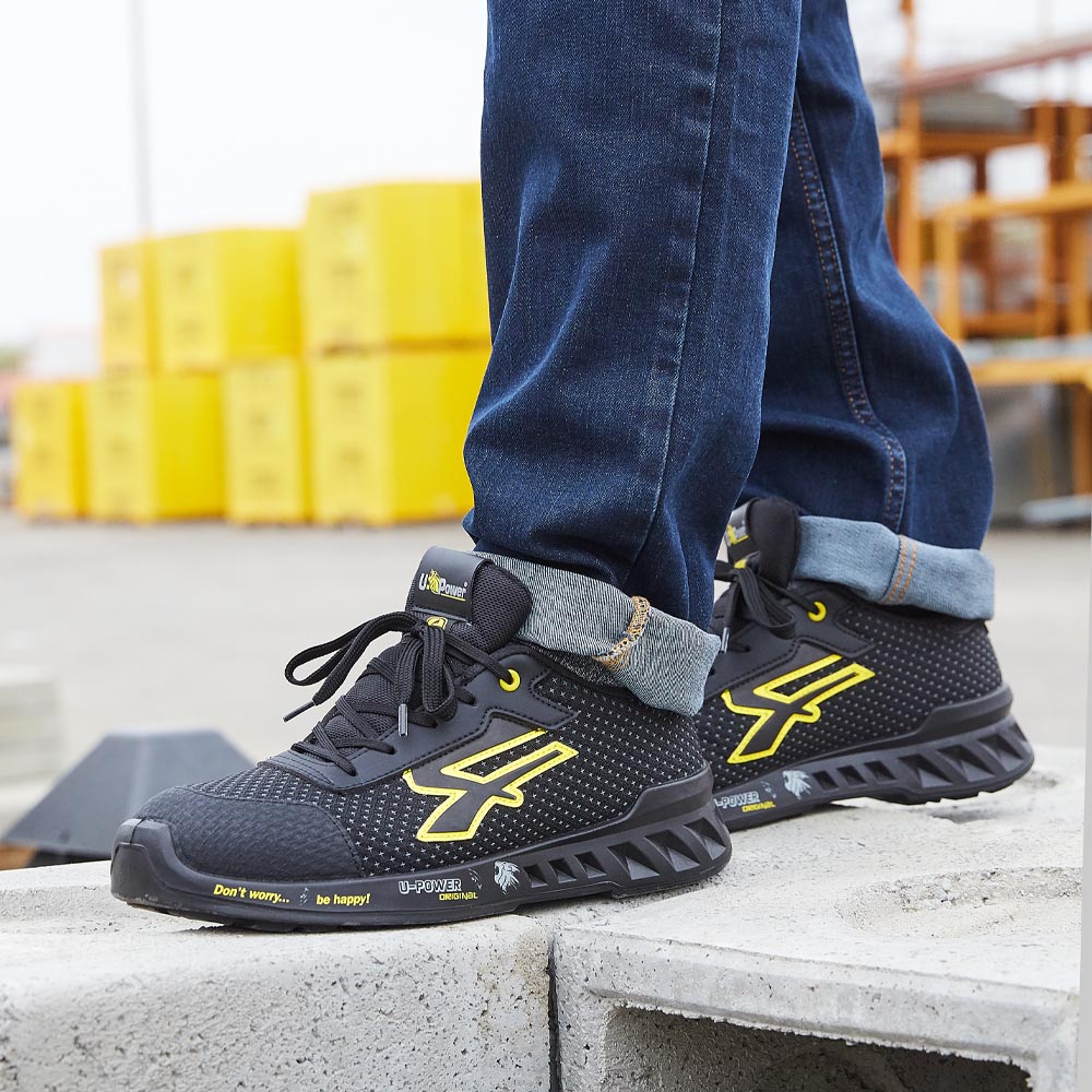Scarpa Antinfortunistica Bassa Red Leve Matt Tg.43 U-POWER - S3 SRC CI ESD