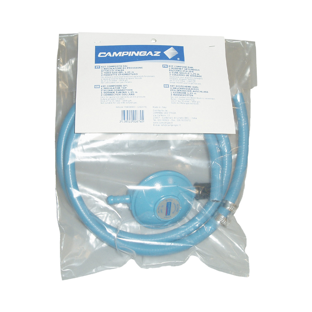 Kit per Barbecue a Gas CAMPINGAZ - Regolatore, Tubo, Fascette Stringitubo