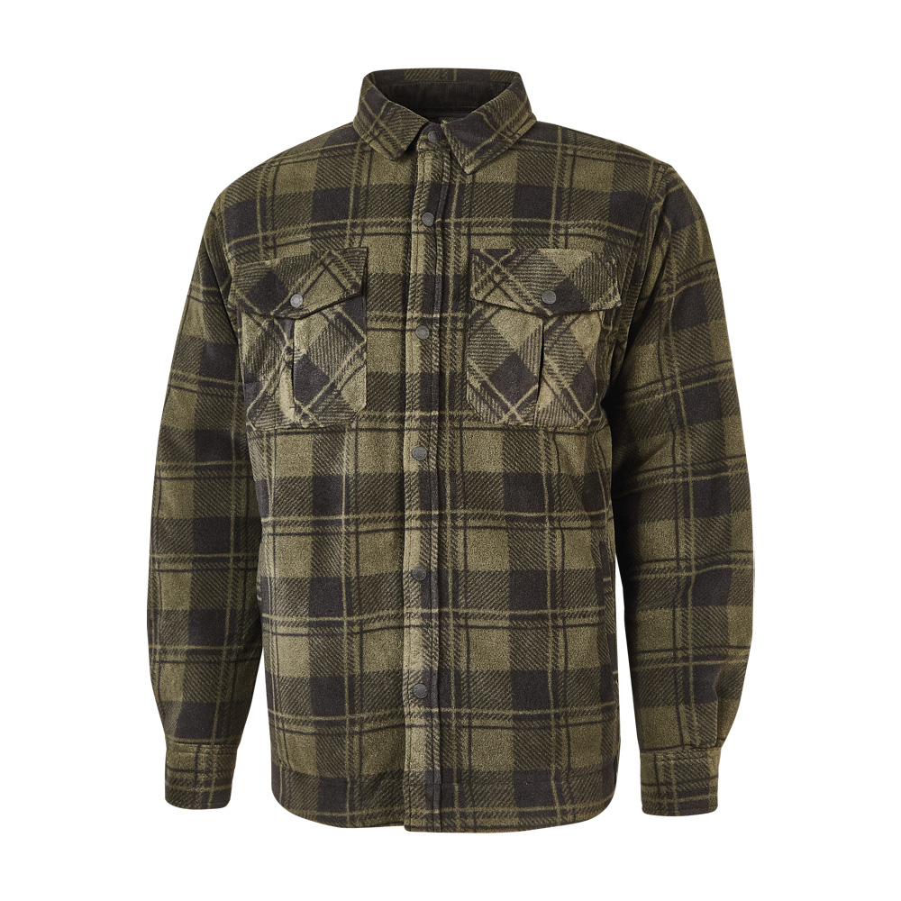 Camicione in Pile Exciting Willow Dark Green U-POWER - Taglia XXL