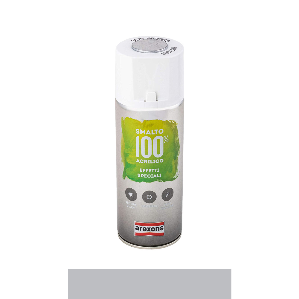 Smalto Spray Acrilico Specchiante Effetto Cromo AREXONS 400 ml