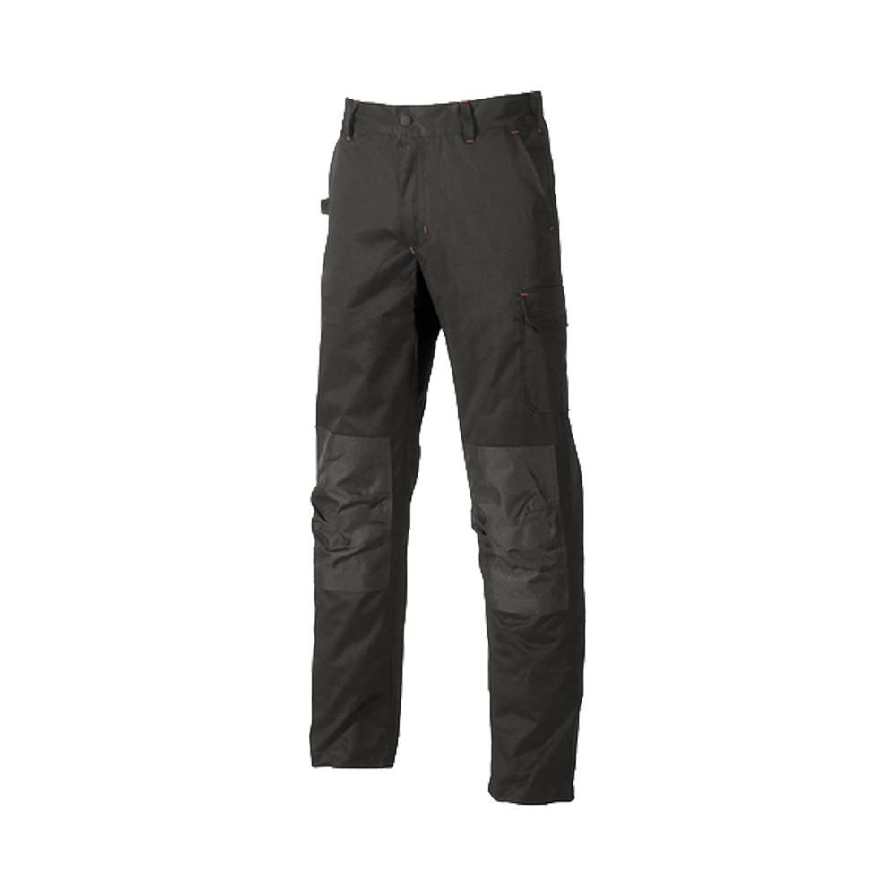 Pantalone da lavoro smart alfa black carbon u-power - taglia 48.