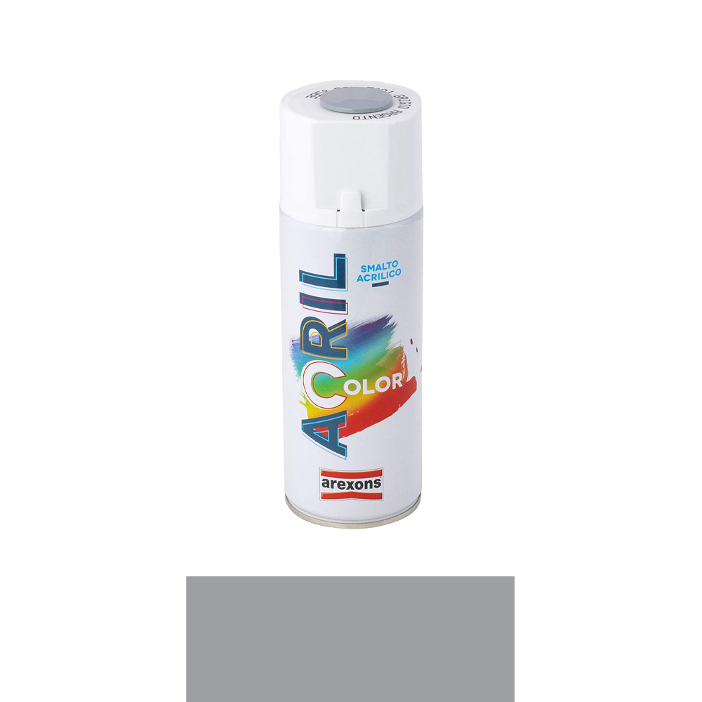 Smalto spray acril color arexons 400 ml - grigio argento ral 7001.