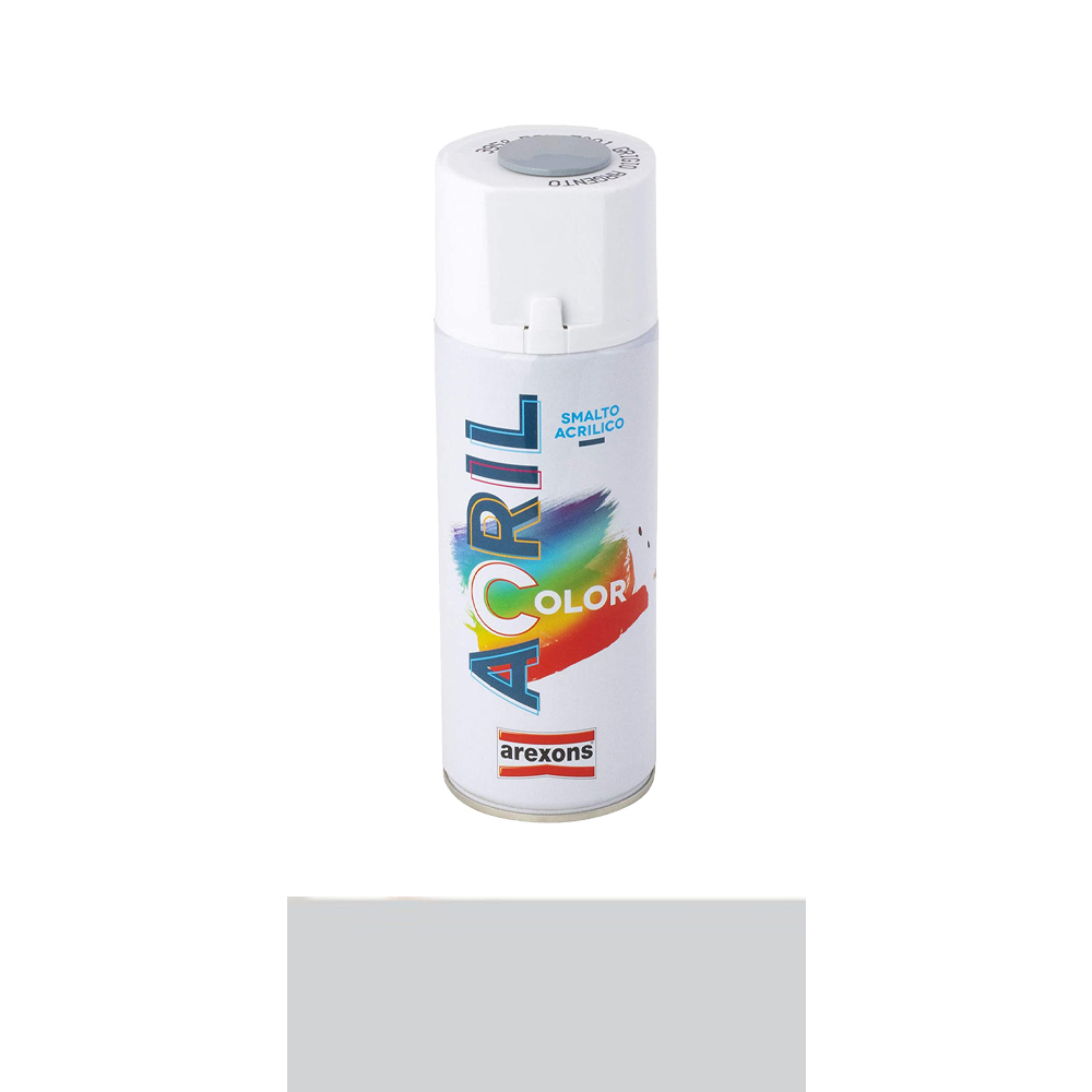Smalto spray acril color arexons 400 ml - grigio luce opaco ral 7035.