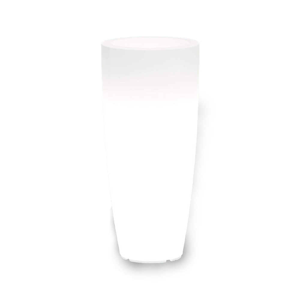 Vaso Tondo Stilo Light 33x70h cm FERLIVING - Bianco