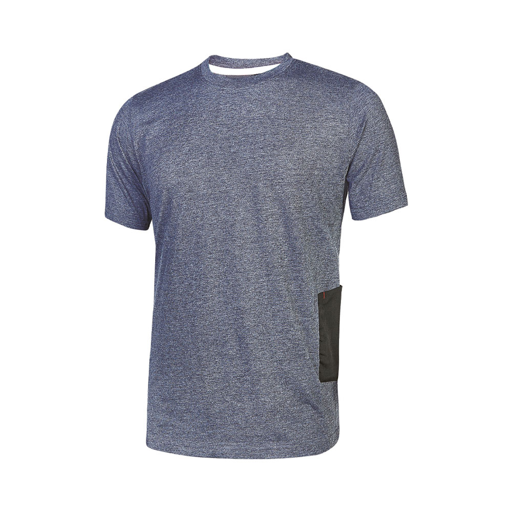 T-Shirt Maniche Corte Enjoy Road Deep Blue U-POWER - Taglia XL