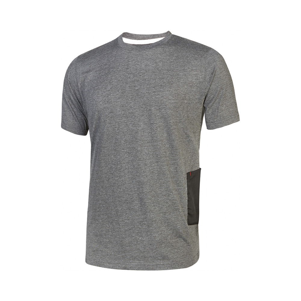 T-shirt maniche corte enjoy road grey meteorite u-power - taglia m.