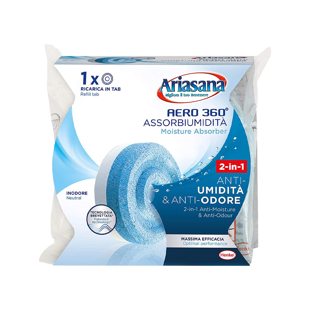 Ricariche assorbiumidit� aero 360� tab 450 gr ariasana - inodore.