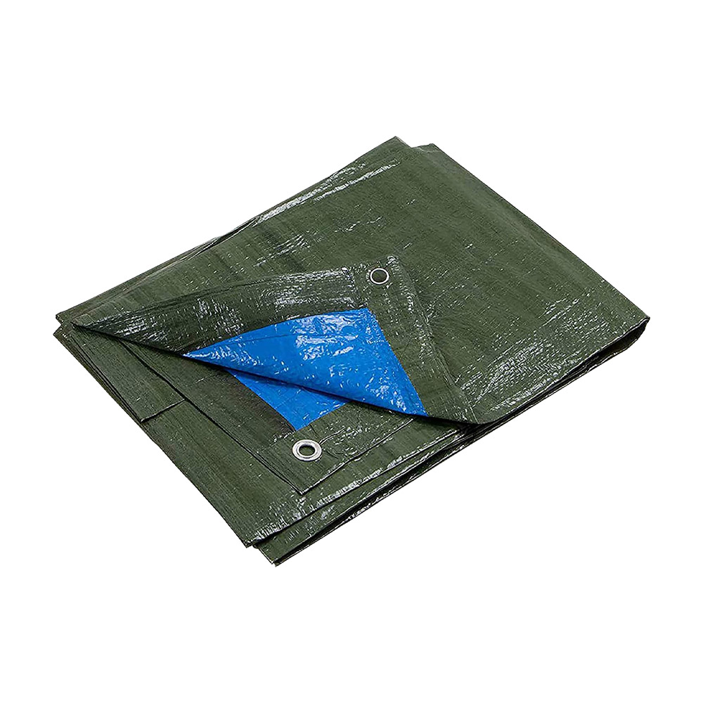 Telo Copritutto Impermeabile Leggero 3x2 mt Verde - Occhielli in Alluminio