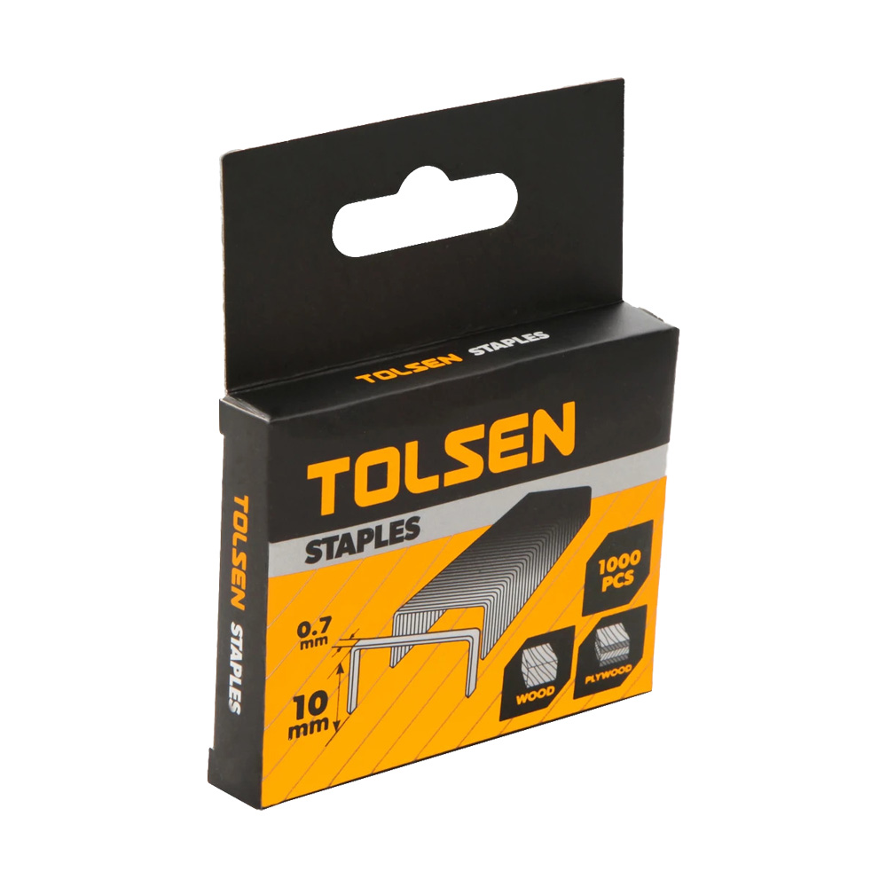 Graffette per Spillatrici 0.7x10 mm TOLSEN 1000 Pezzi