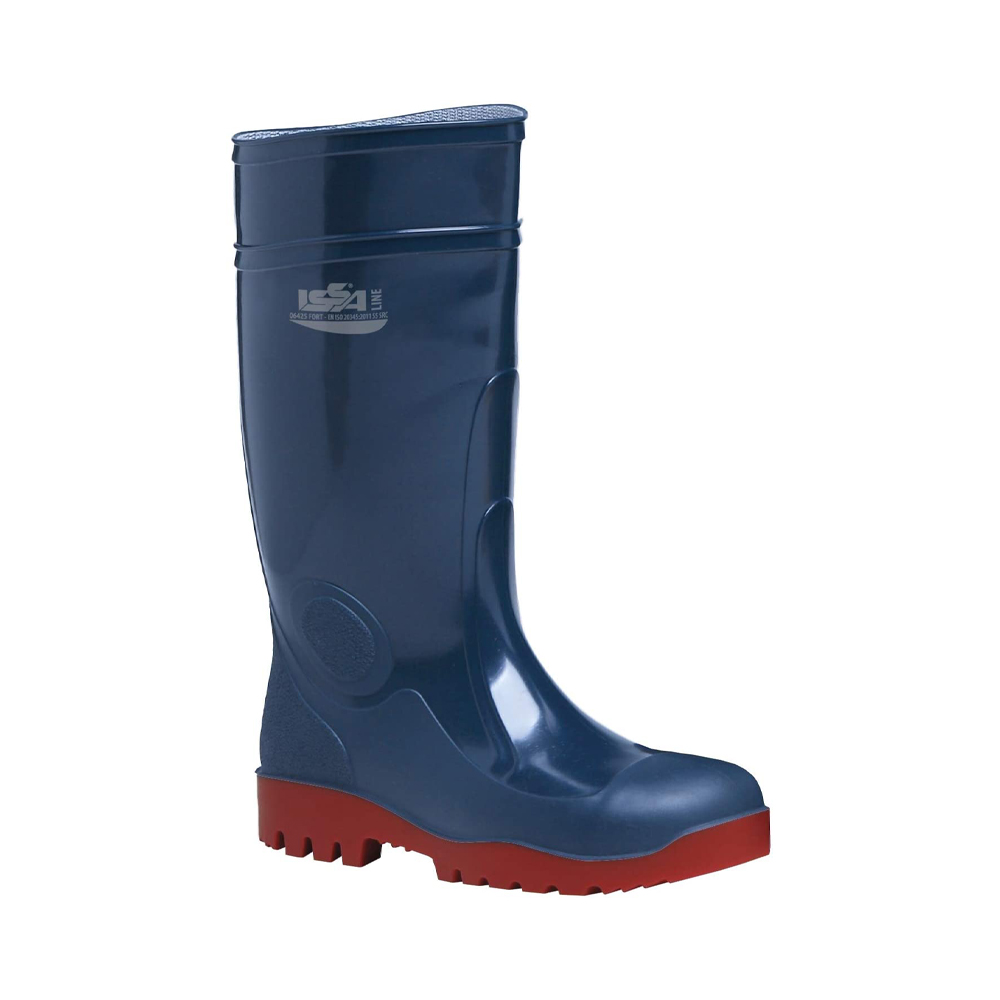 Stivali a ginocchio in nitrile blu taglia 44 ferwork - classe s5 sr src.