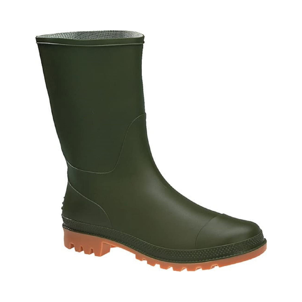 Stivali a Tronchetto in PVC Verde Taglia 40 FERWORK - Suola Carrarmato