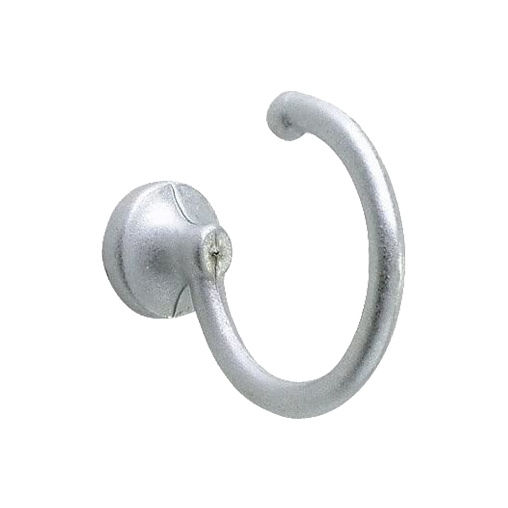 Gancio Sfera per Tende 25 x 32 mm FERLIVING - Cromo Satinato - 2 Pezzi
