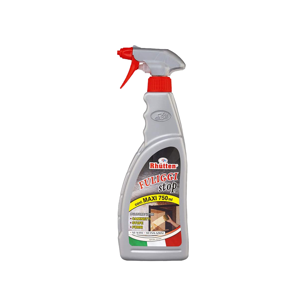 Rimuovi fuliggine fuliggi stop 750 ml rhutten - per stufe, camini e forni.