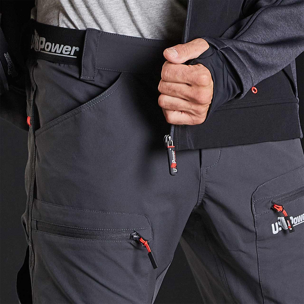 Pantaloni da Lavoro U-Supremacy Horizon Asphalt Grey U-POWER - Taglia S