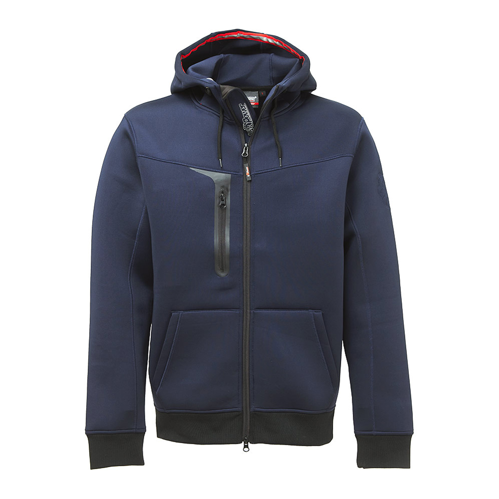 Felpa Full Zip con Cappuccio Performance Tasty Deep Blue U-POWER - Taglia S