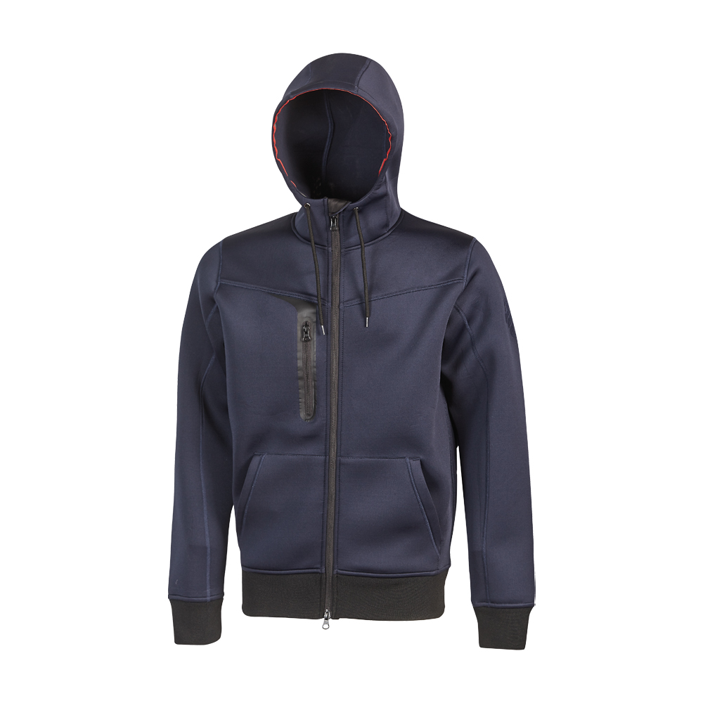 Felpa Full Zip con Cappuccio Performance Tasty Deep Blue U-POWER - Taglia S