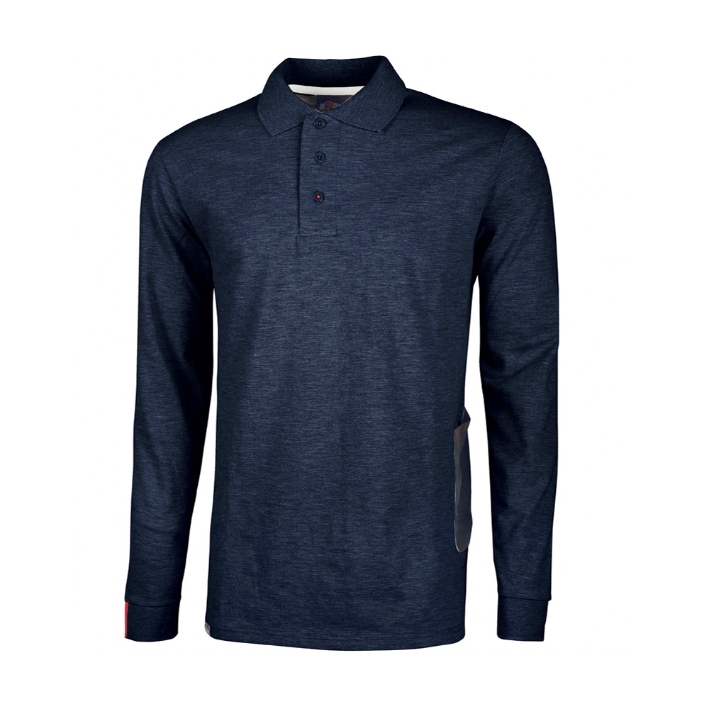 Polo Maniche Lunghe Enjoy Live Deep Blue U-POWER - Taglia XXL