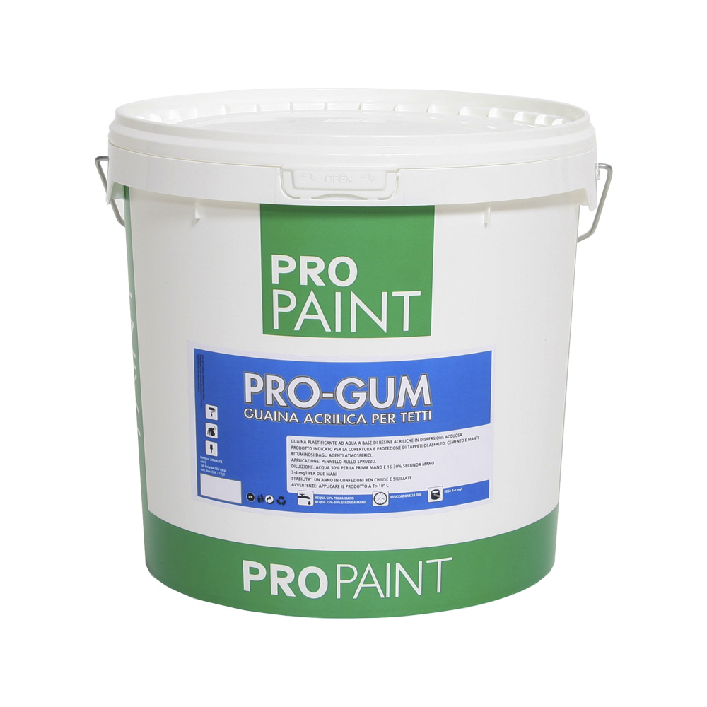 Guaina liquida acrilica pro-gum propaint rosso 14 lt.