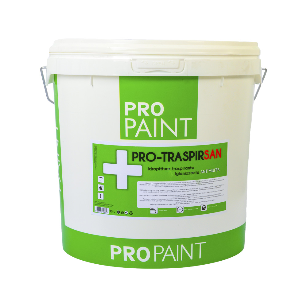 Traspirante pro traspir san propaint 5 lt - azione igienizzante ed antimuffa.